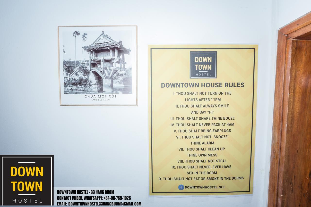 河内 Downtown旅舍 外观 照片
